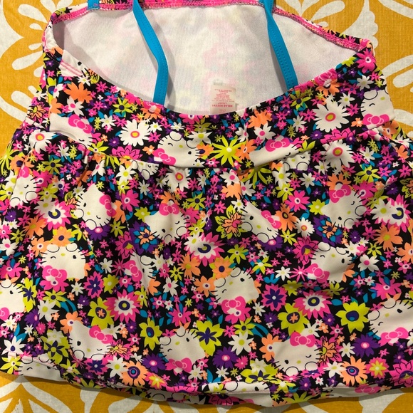 Hello Kitty Girls Swimsuit Bikini Tankini M 7 / 8 - Picture 7 of 7